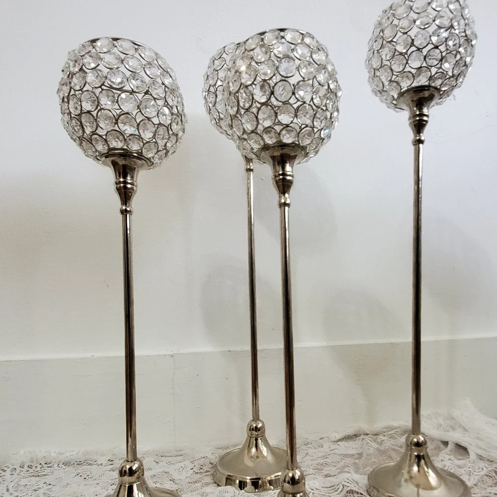 Z Gallerie Tealight Lamps Two 20-inch & Two 17-inch [All Four]